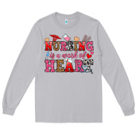 Moon Dust nursing is a work of heart Long Sleeve Tee - OliviaCreatesArt
