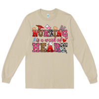 Mushroom nursing is a work of heart Long Sleeve Tee - OliviaCreatesArt