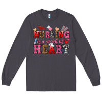 Smoke nursing is a work of heart Long Sleeve Tee - OliviaCreatesArt