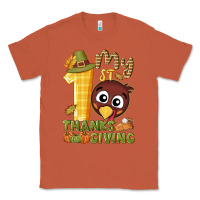 Copper My 1st Thanksgiving with turkey Classic Tee - NancyCooperArtShop