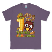 Lavender My 1st Thanksgiving with turkey Classic Tee - NancyCooperArtShop