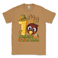 Toasted Coconut My 1st Thanksgiving with turkey Classic Tee - NancyCooperArtShop