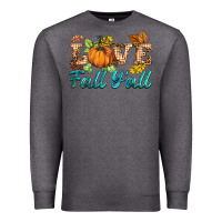 Charcoal Heather love fall y'all Premium Sweatshirt - BarkalooDesign