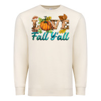 Sandshell love fall y'all Premium Sweatshirt - BarkalooDesign