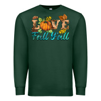 Sports Green love fall y'all Premium Sweatshirt - BarkalooDesign