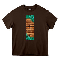 Chocolate Brown western tooled leather sunflower turquoise gemstone pen wrap 1 Heavy Core Tee - Jasminsmagicworld
