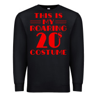 Black halloween roaring 20s costume Premium Sweatshirt - trangStudio
