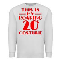 Dove Grey halloween roaring 20s costume Premium Sweatshirt - trangStudio
