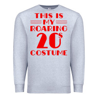 Heather Grey halloween roaring 20s costume Premium Sweatshirt - trangStudio