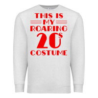 Oatmeal Heather halloween roaring 20s costume Premium Sweatshirt - trangStudio