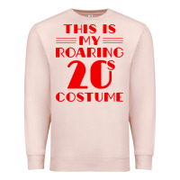 Pale Pink halloween roaring 20s costume Premium Sweatshirt - trangStudio