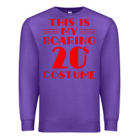 Purple halloween roaring 20s costume Premium Sweatshirt - trangStudio
