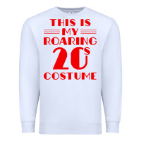 White halloween roaring 20s costume Premium Sweatshirt - trangStudio