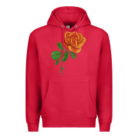 Cardinal Burst Of Joy Rose Premium Hoodie - LillyAllenDesigns