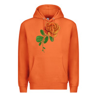Carrot Burst Of Joy Rose Premium Hoodie - LillyAllenDesigns