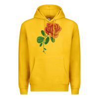 Lemon Burst Of Joy Rose Premium Hoodie - LillyAllenDesigns