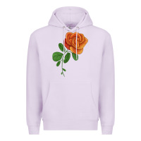 Lilac Burst Of Joy Rose Premium Hoodie - LillyAllenDesigns