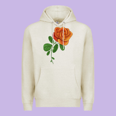 Burst Of Joy Rose Premium Hoodie Designed By Lillyallendesigns