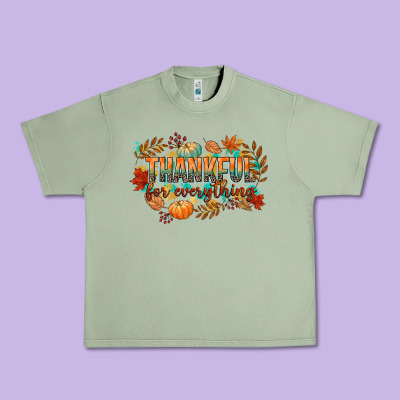 Thankful For Everything Urban Heavy Tee Designed By Cowgirlartshop