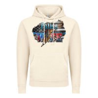 Vintage Artic Police wife lightning bolt 4th of july Vintage Hoodie - HowdyJamesFarm