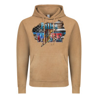 Vintage Camel Police wife lightning bolt 4th of july Vintage Hoodie - HowdyJamesFarm