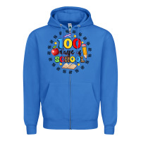 True Royal 100 days of school Zipper Hoodie - Artiststas