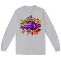 Moon Dust mardi gras truck olivia Long Sleeve Tee - OliviaCreatesArt