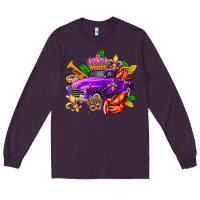Plum mardi gras truck olivia Long Sleeve Tee - OliviaCreatesArt