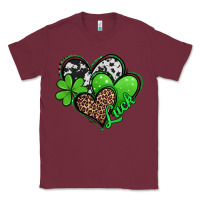Burgundy St. Patrick's Day hearts Classic Tee - Jasminsmagicworld