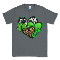 Charcoal Heather St. Patrick's Day hearts Classic Tee - Jasminsmagicworld