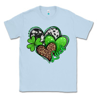 Dusty Blue St. Patrick's Day hearts Classic Tee - Jasminsmagicworld