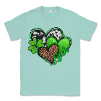 Seafoam St. Patrick's Day hearts Classic Tee - Jasminsmagicworld