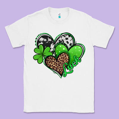 St. Patrick's Day Hearts Classic Tee Designed By Jasminsmagicworld