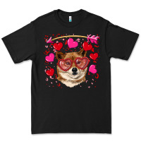 Black valentine's shiba inu Premium Tee - RanaPortraitStore
