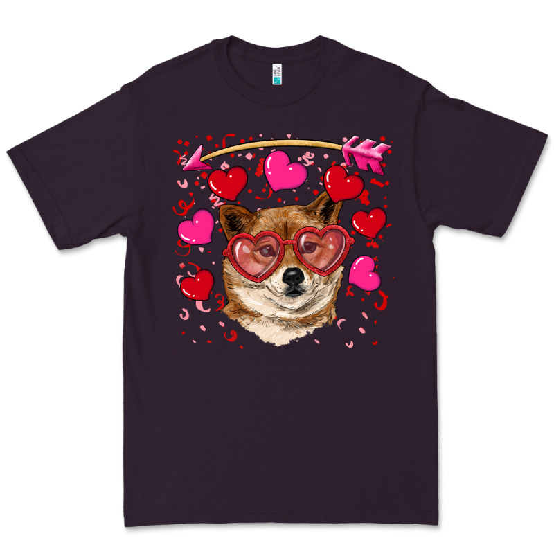 Valentine's Shiba Inu Premium Tee by RanaPortraitStore | Teevron