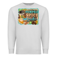 Dove Grey pumpkin spice junkie Premium Sweatshirt - BarkalooDesign