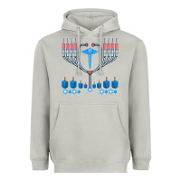 Moon Dust jewish hanukkah chanukah doctor medical menorah  gifts Heavyweight Hoodie - trangStudio