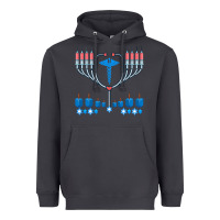 Smoke jewish hanukkah chanukah doctor medical menorah  gifts Heavyweight Hoodie - trangStudio
