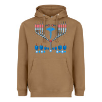 Toasted Coconut jewish hanukkah chanukah doctor medical menorah  gifts Heavyweight Hoodie - trangStudio
