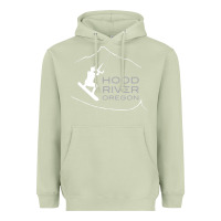 Matcha Kiteboarding Hood River Oregon, Kitesurfing Heavyweight Hoodie - trangStudio