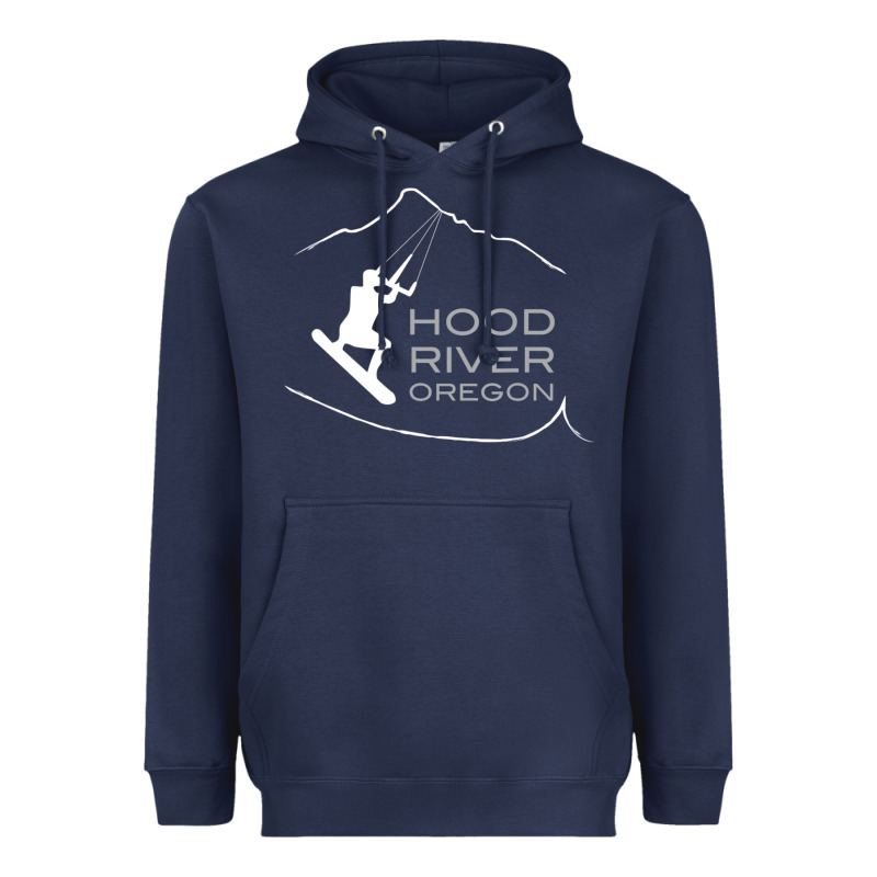 Kiteboarding Hood River Oregon, Kitesurfing Heavyweight Hoodie by trangStudio | Teevron