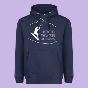 Kiteboarding Hood River Oregon, Kitesurfing Heavyweight Hoodie Designed By Trangstudio