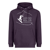 Plum Kiteboarding Hood River Oregon, Kitesurfing Heavyweight Hoodie - trangStudio