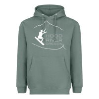 Sage Kiteboarding Hood River Oregon, Kitesurfing Heavyweight Hoodie - trangStudio