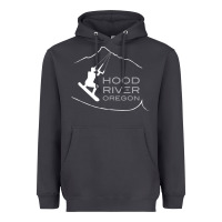 Smoke Kiteboarding Hood River Oregon, Kitesurfing Heavyweight Hoodie - trangStudio