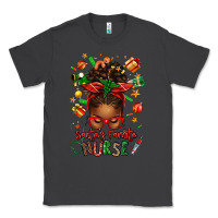 Smoke santa's favorite nurse afro messy bun Classic Tee - texasbilliewilder
