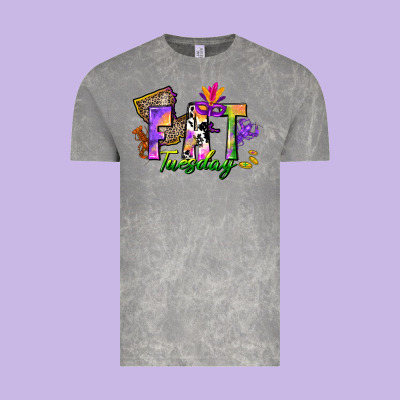 Fat Tuesday Vintage Tee Designed By Cowgirlartshop
