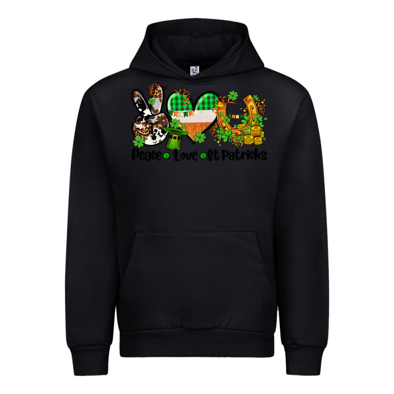 Peace Love St Patricks Urban Hoodie by AdoDesignShop | Teevron