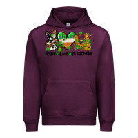 Mauve Wine peace love st patricks Urban Hoodie - AdoDesignShop