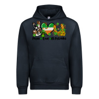 Navy peace love st patricks Urban Hoodie - AdoDesignShop